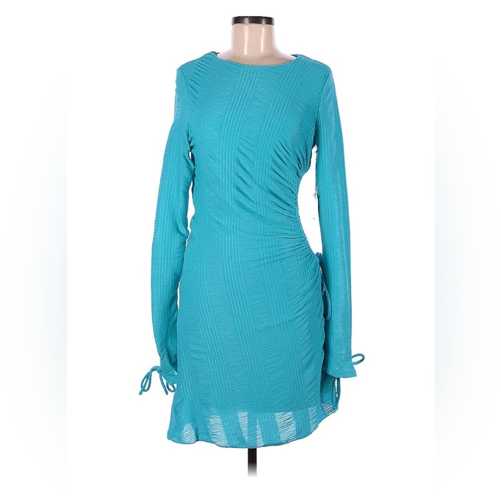 Teal Blue Superdown Cocktail Dress Medium NWT